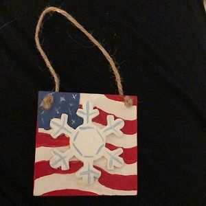 “Operation Iraqi Freedom” 2004 handmade Wooden Christmas Ornament